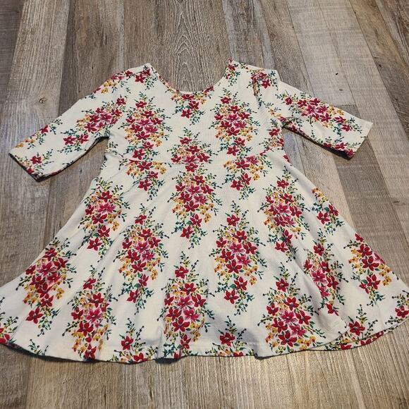 Old navy 2t girls floral flowy long sleeve dress - Picture 1 of 5